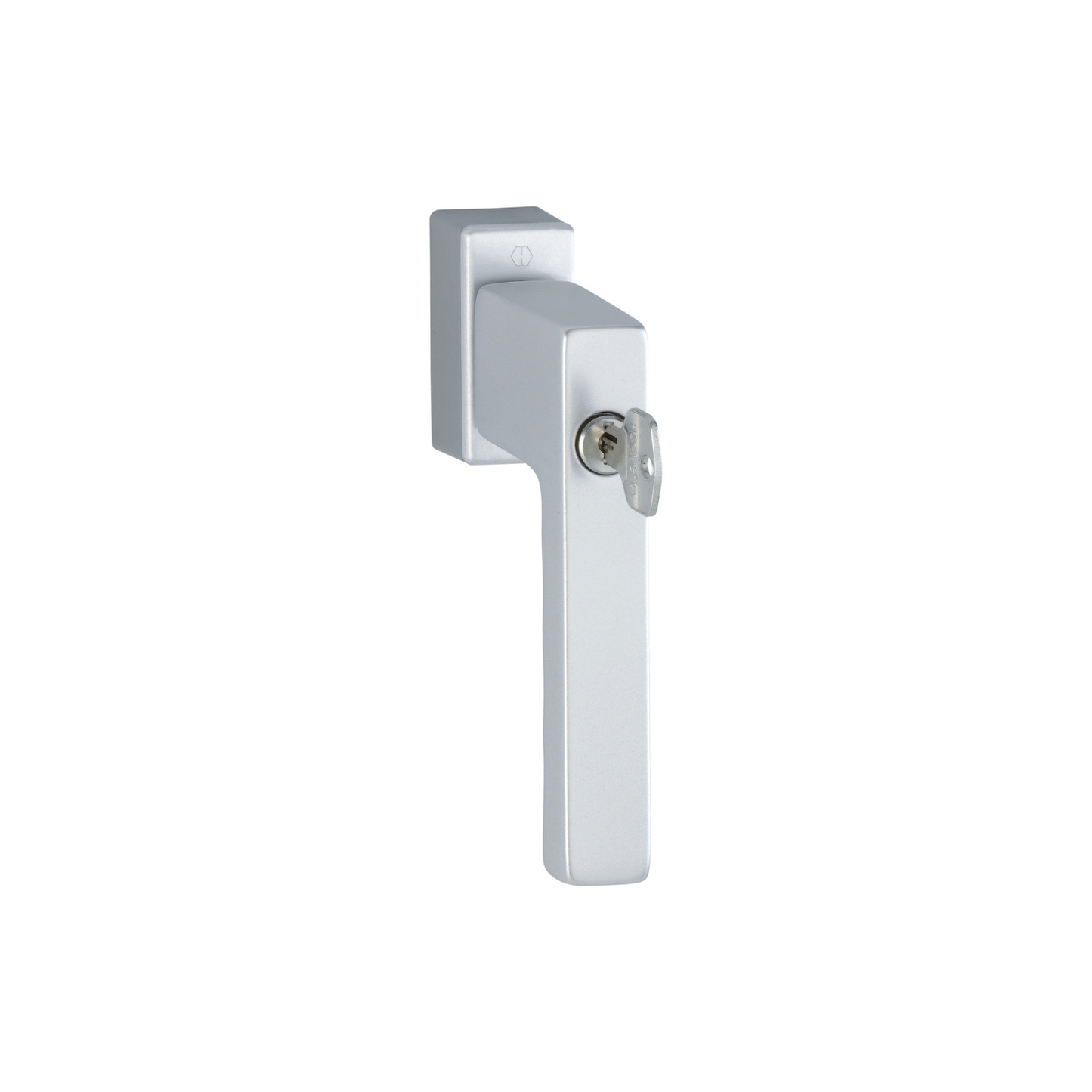 HOPPE Fenstergriff Toulon - Secustik VK7 32–42 mm F1 silberfarbig – abschließbarer Aluminium Dreh‑Kipp‑Griff mit VarioFit®, inkl. Schlüssel und Schrauben