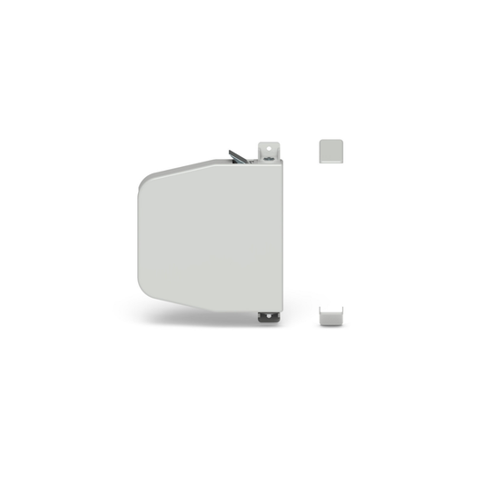 Mini-Gurtroller schwenkbar Weiß – ohne Gurt – für 14 mm Mini-Gurt