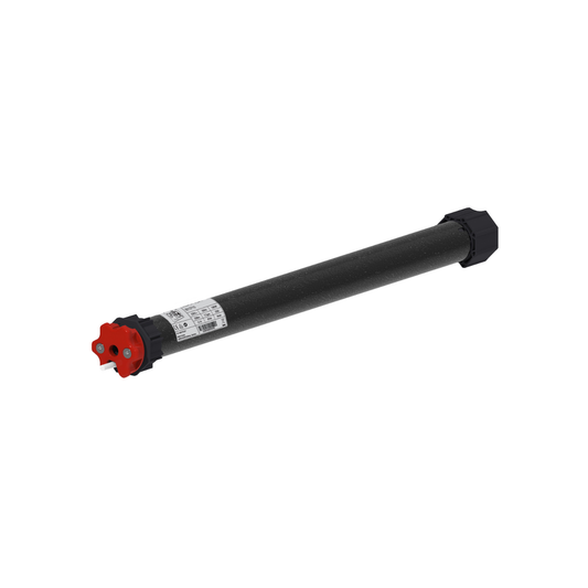 gelbrot Funk-Rollladenmotor R 40/17 – 40 Nm, 60 mm Welle, mit Sternkopf