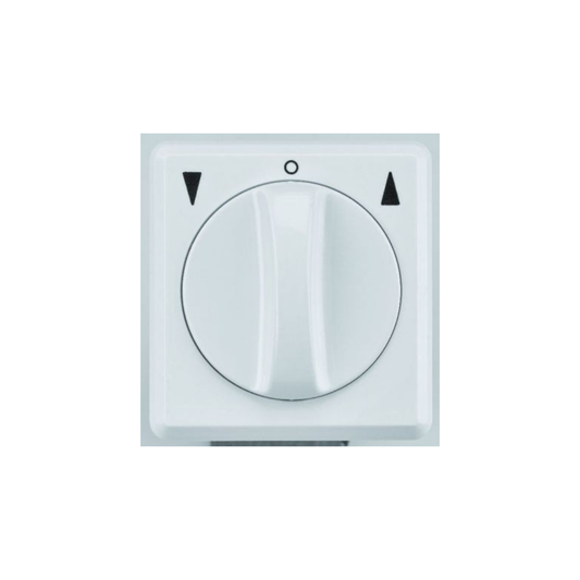 Jalousieschalter 1-polig Aufputz mit Tast- & Rastfunktion ultrawhite